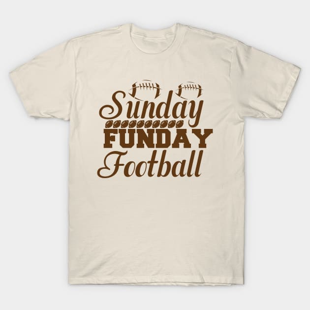 Sunday Funday Football T-Shirt by Little Blue Skies